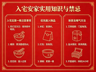 入宅安家常识
